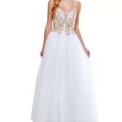 Gold Princess Prom Gown