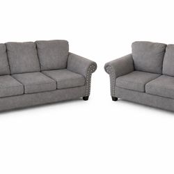 👉 GRAY COUCH SET 🛋️ FREE DELIVERY TODAY $350
