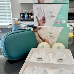 Willow Generation 3 Wearable Breast Pump + Travel Case + 2 Flange Sets (21mm & 24mm) – Gently Used