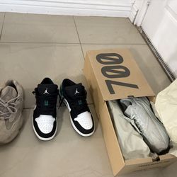 Jordan 1 Low, Yeezy 500 , Yeezy 700