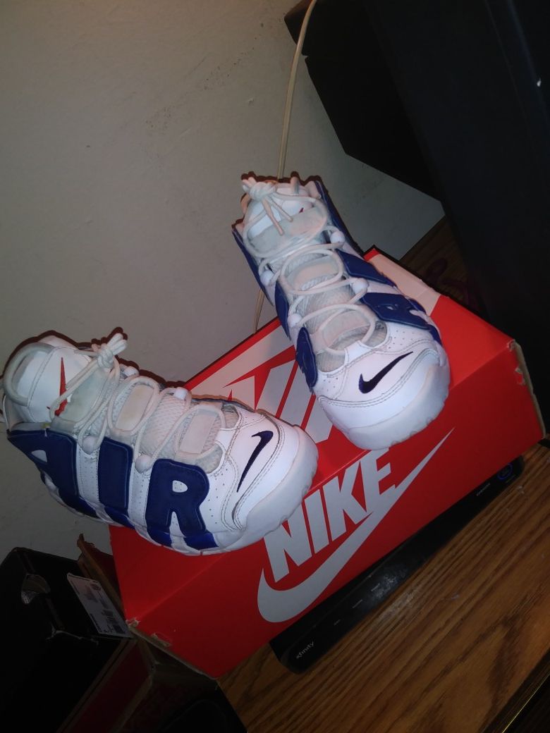 Nike UpTempo/ Fruity Pebble Air force Ones