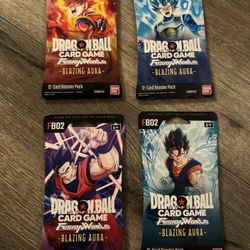 Bandai Dragonball Card Game Fusion World Blazing Aura Blisters