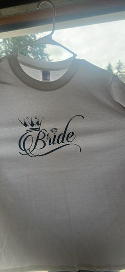 Groom T Shirt / Bride T Shirt 