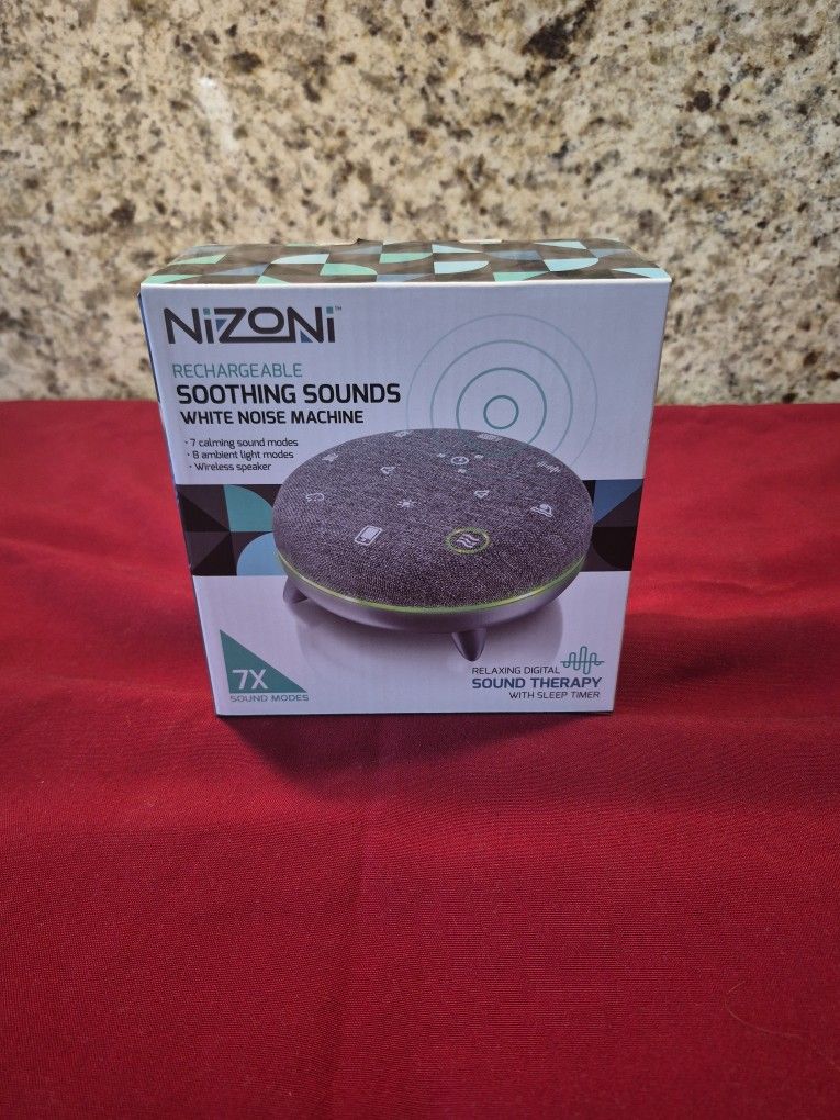 Nizoni White Noise Machine And Wireless Speaker