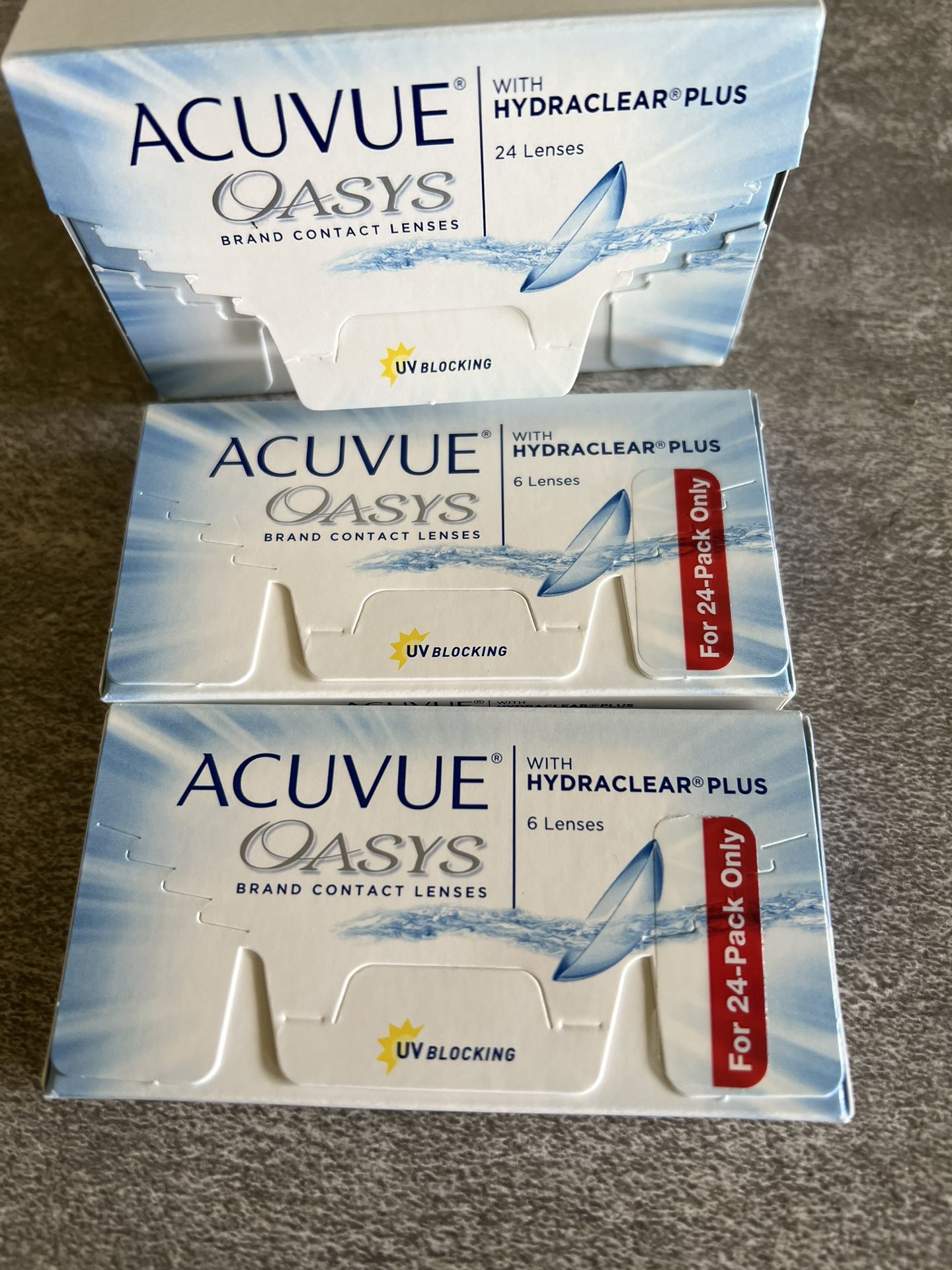 Acuvue Oasys_ Sealed 6 Pack Per Box_ Expires 2028_-2.50
