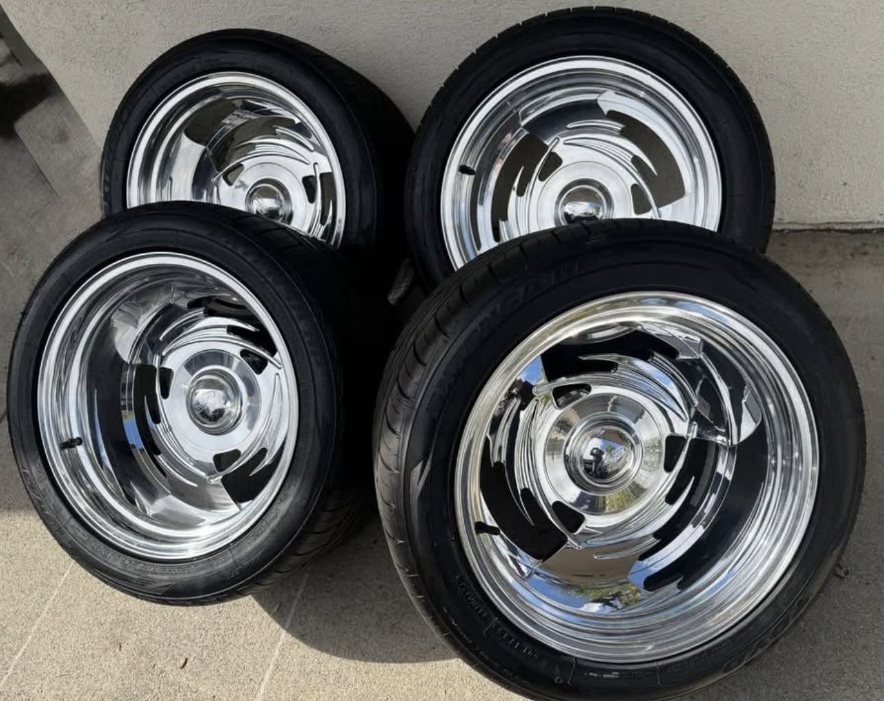 Intro Sphere All Polished 17x11 With Toyo Extensa 315/35/17 Tires For Obs Chevy Or Obs Ford π₯π₯π₯π₯