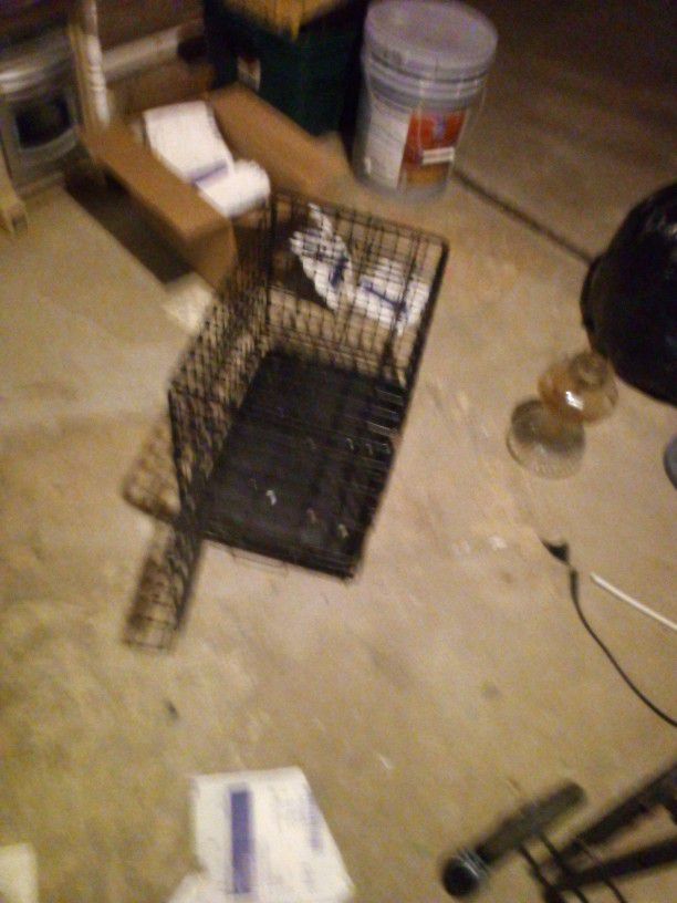 TWO dog Cages (One Small, Other Medium/Large)