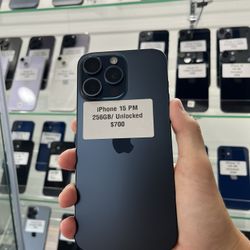 iPhone 15 PM 256GB/ Unlocked Great Working Condition 