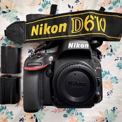 Nikon D610  + Batteries 