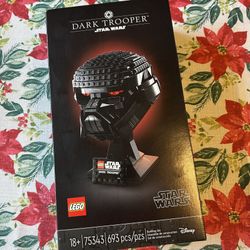 LEGO STAR WARS 75343 Dark Trooper Helmet - Brand New and Sealed