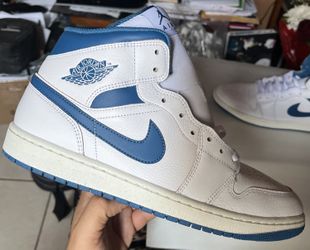 Nike Air Jordan 1 Mid SE Industrial Blue (FN5215-141) Sneakers Men Size 12 VNDS 