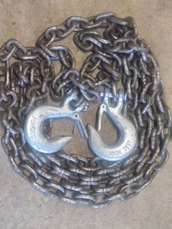 High Test Forged Steel Chain with Hooks