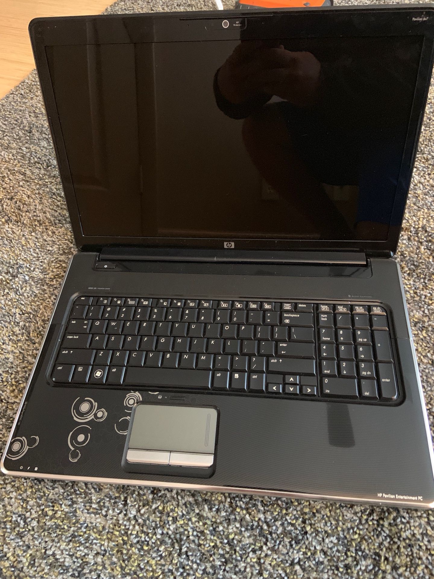HP laptop. Fully loaded. Few years old. No charger