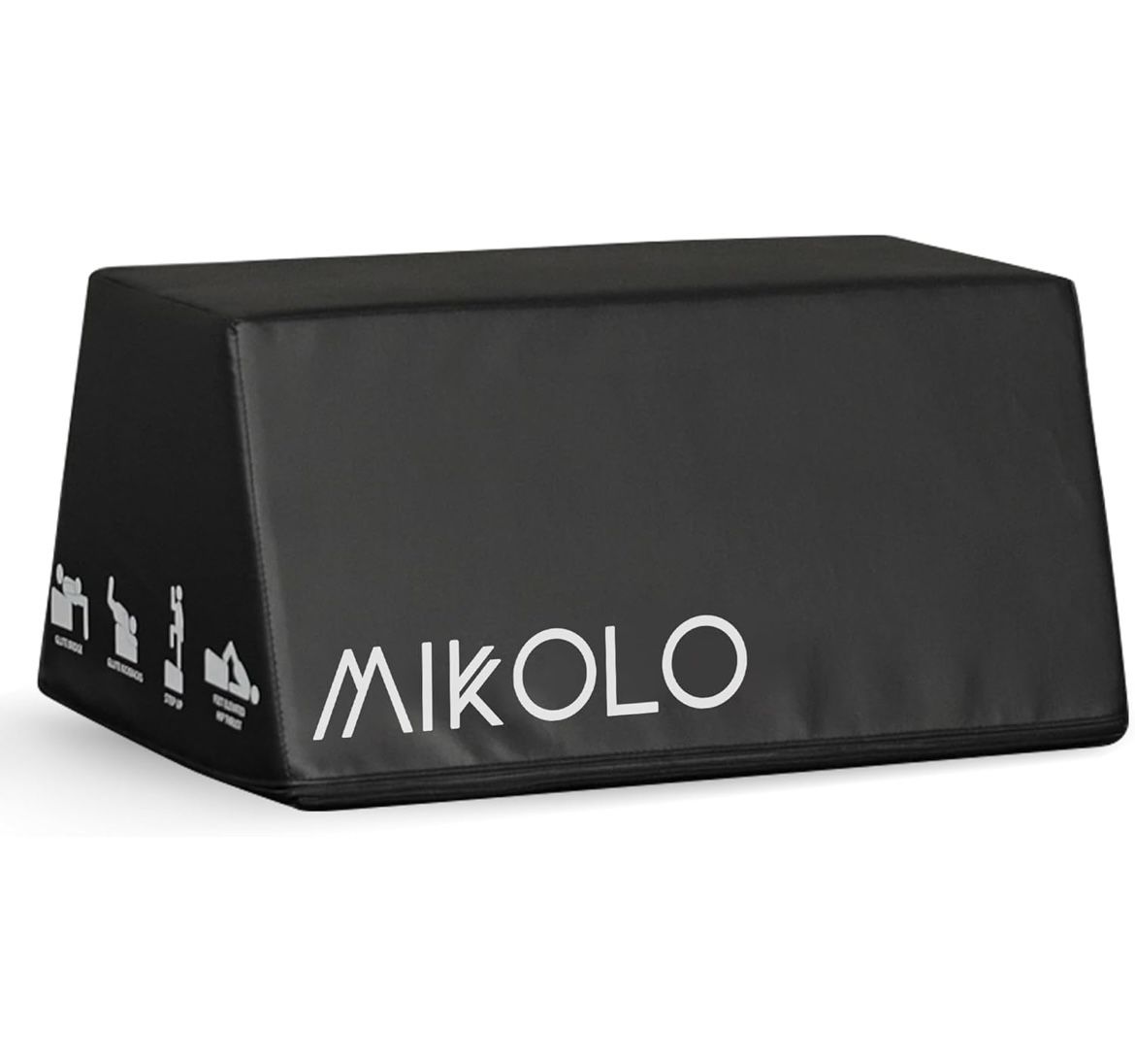 Mikolo Hip Thrust Bench, Hip Thrust Machine at Home for Glute Bridge, Multi-Functional Hip Thrust Box with Non-Slip, Glute Workout Equipment, 700LB Lo