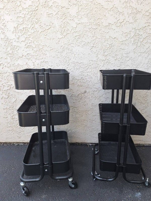 3 Tier Metal Carts