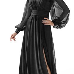 Plus Size Black Formal Dress