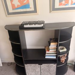 Black Media Console / Entertainment Stand