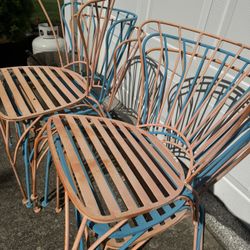 Metal outdoor chairs