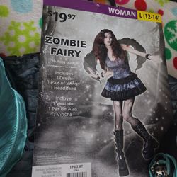 Zombie Fairy Costume L12-14