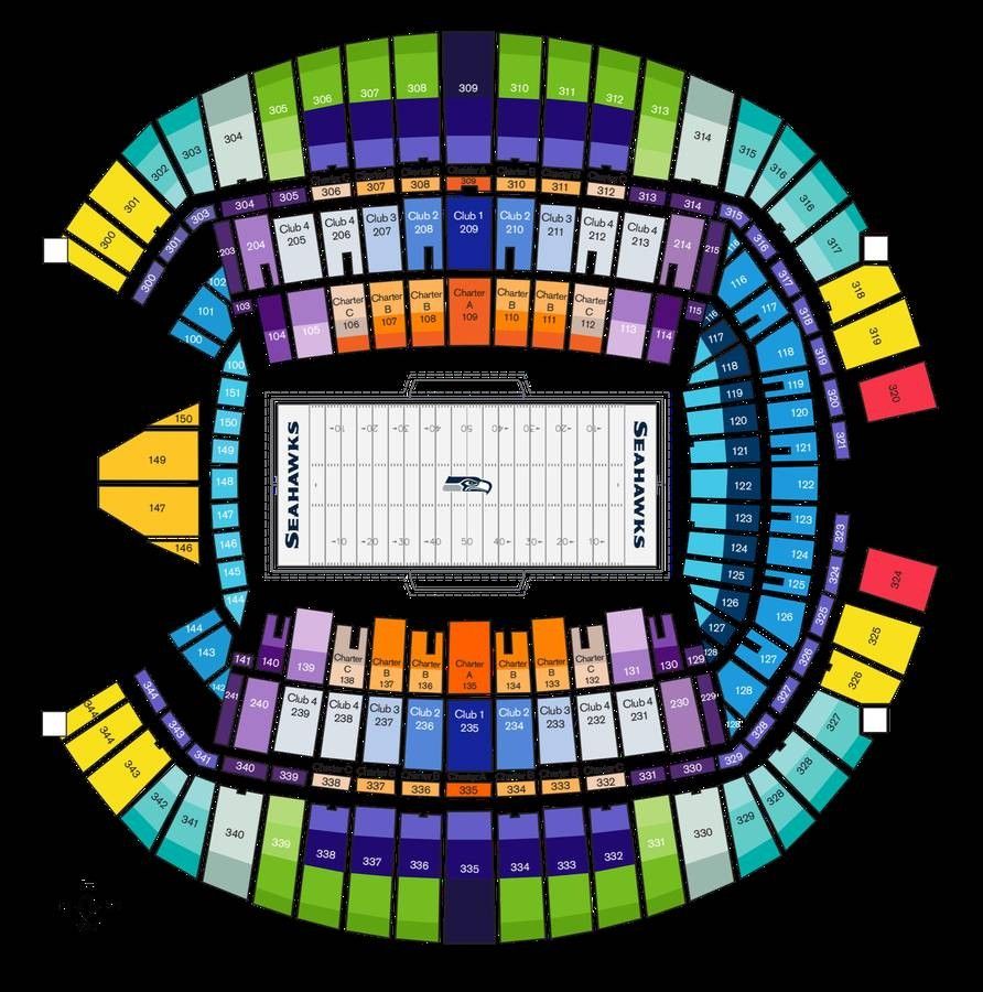 Seattle Seahawks Vs Arizona Cardinals 11/9 100 Level 3 tickets
