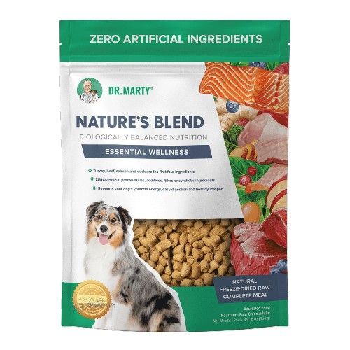 Brand New - Natures Blend DR Marty's Dog Food 16oz - Natural Freeze Dried Raw Complete Meal