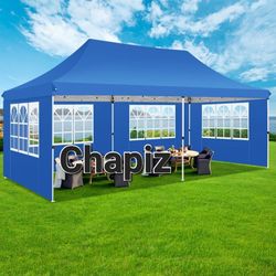  10x20 Pop Up Canopy Tent With Sidewalls,Commercial Outdoor Canopy Tent for Event Wedding all season 