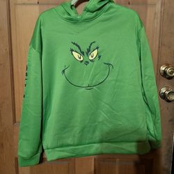 The Grinch Green Hoodie Size Large