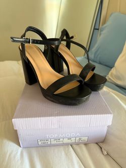 Black high heels