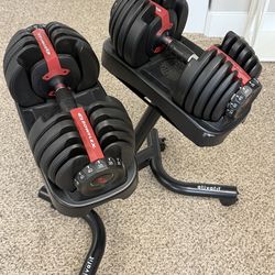 Bowflex SelectTech 552 Adjustable Dumbbells with Rack