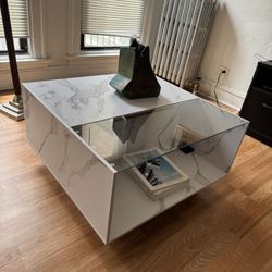 Marble Style Coffee Table