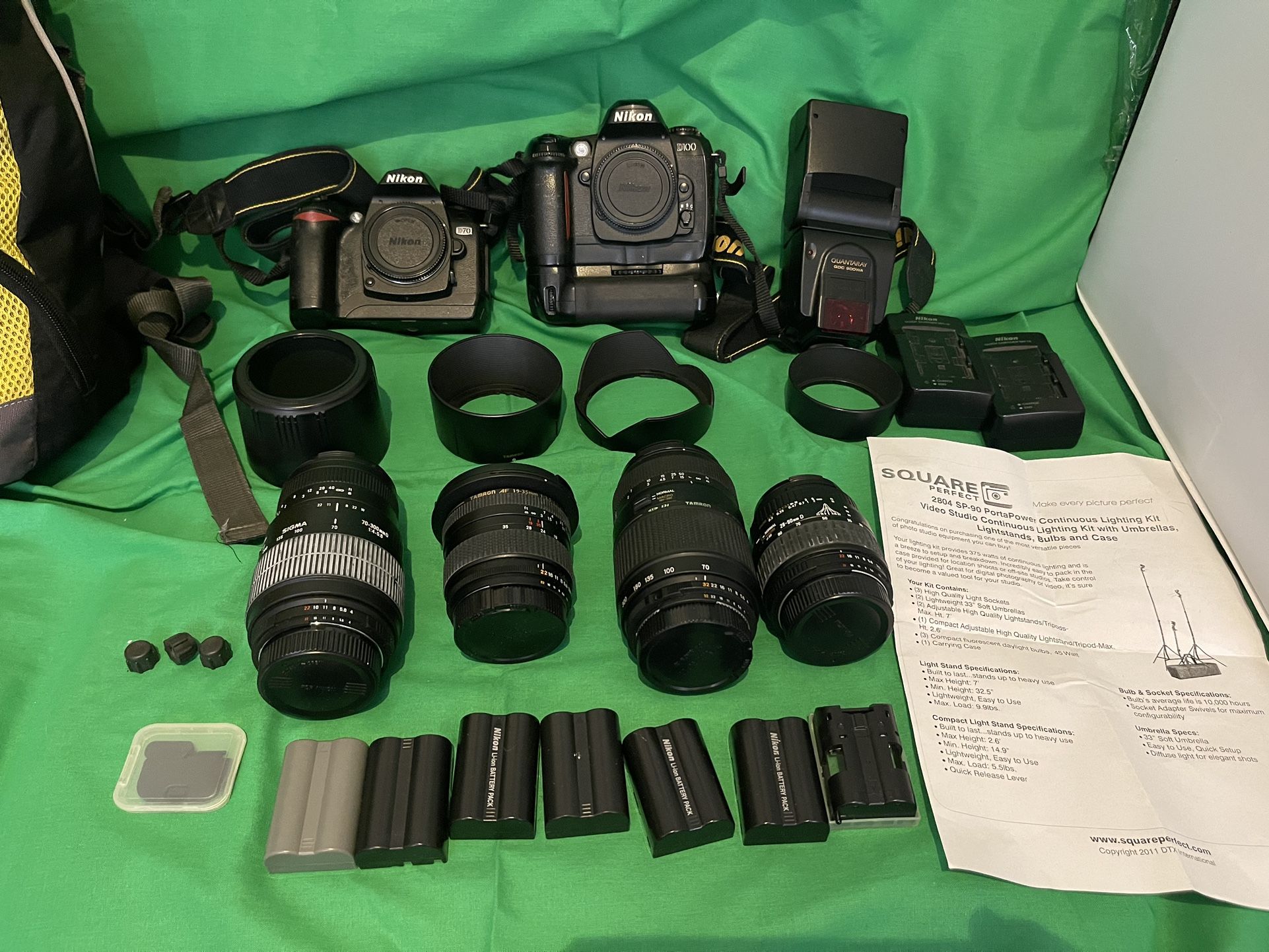 Two Used Digital Cameras And Lenses And More