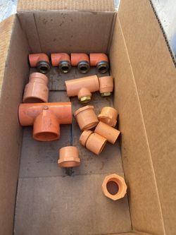  Orange CPVC Fire Sprinkler Fittings – Various Sizes (South Gate & Nearby)