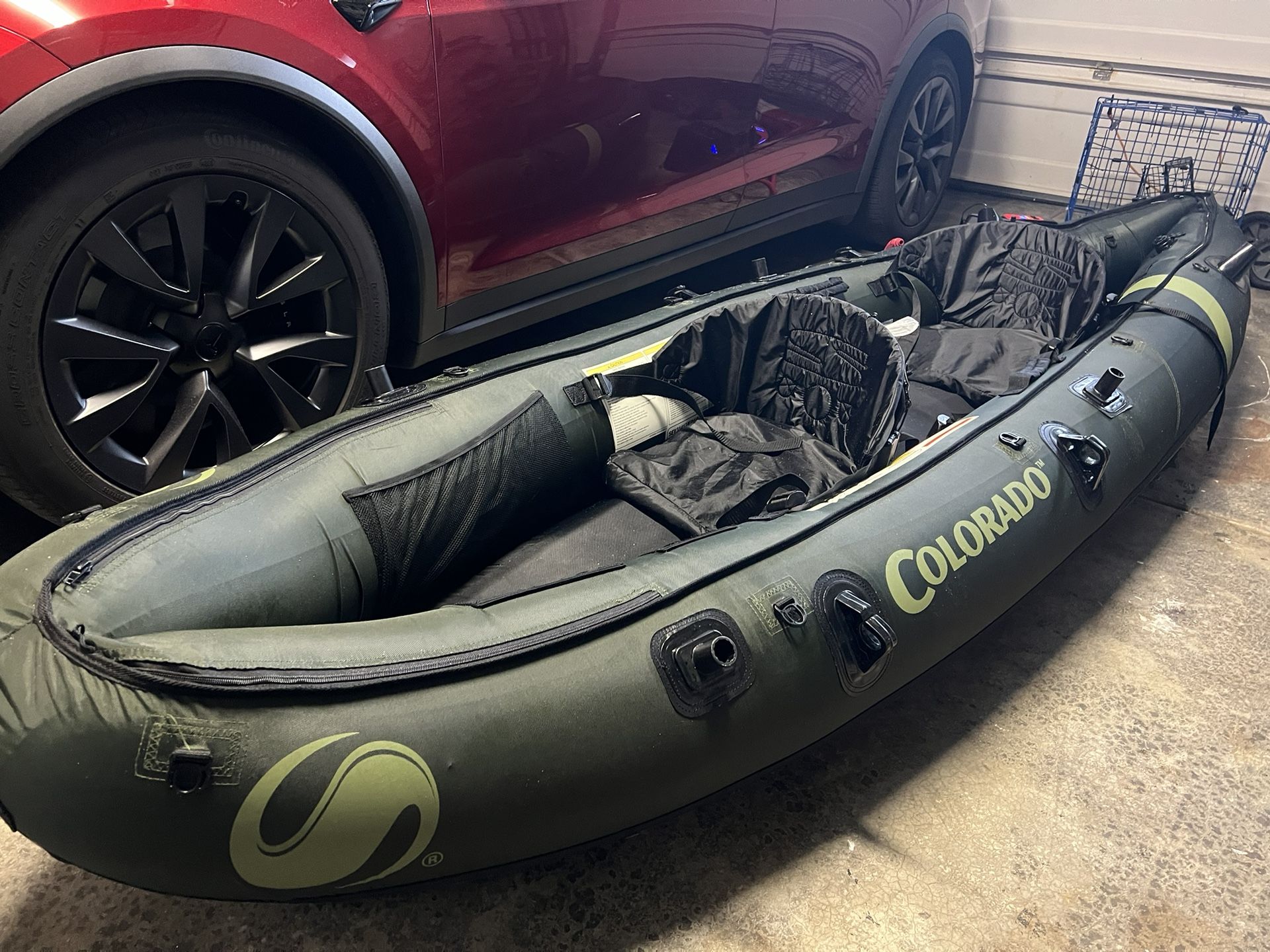 Coleman sevylor Colorado Fishing Kayak Inflatable