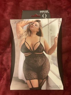 Lingerie: Black Killer Legs Queen Size Combo❤️Firm Price🍒Serious Inquiries