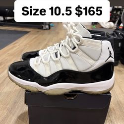 Jordan retro 11s size 10.5