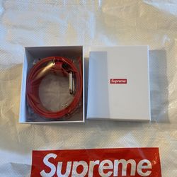 Supreme Repeat Leather Belt 