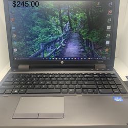 VERY  GOOD  CONDITION ..i5…i5…HP   PROBOOK # 6570  B…. HDMI PORT…CD/ PLAYER…640 GB  HHD...8.0  GB   RAM . READY FOR CLASSES ON LINE OR WORK FROM HOME