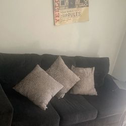 Dark Gray Comfy Couch 