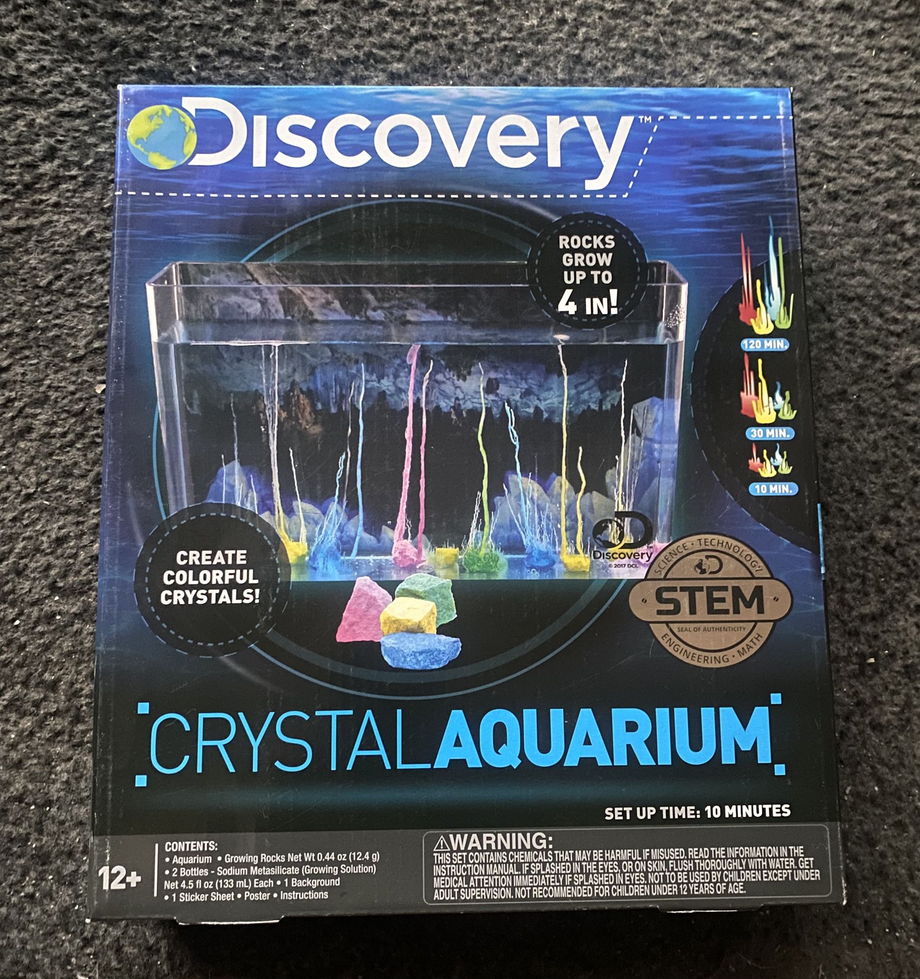 NEW Discovery Crystal Aquarium, Grow Colorful Crystals