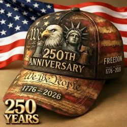 American Flag Eagle Liberty Baseball Cap
