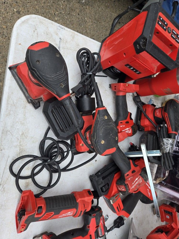 Milwaukee Tools. Sold Separately Message Fir Needs