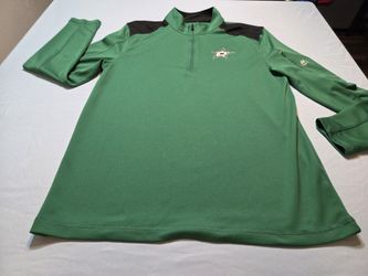 Mens Large DALLAS STARS ☆ longsleeve Top By MAJESTIC COOL BASE