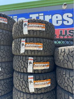 35x12.50r18 Arroyo RT tires nuevas con 55,000 millas de garantía las 4