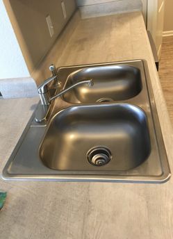 Kitchen sink. For sale. Everything is new in the box pictures is a sample