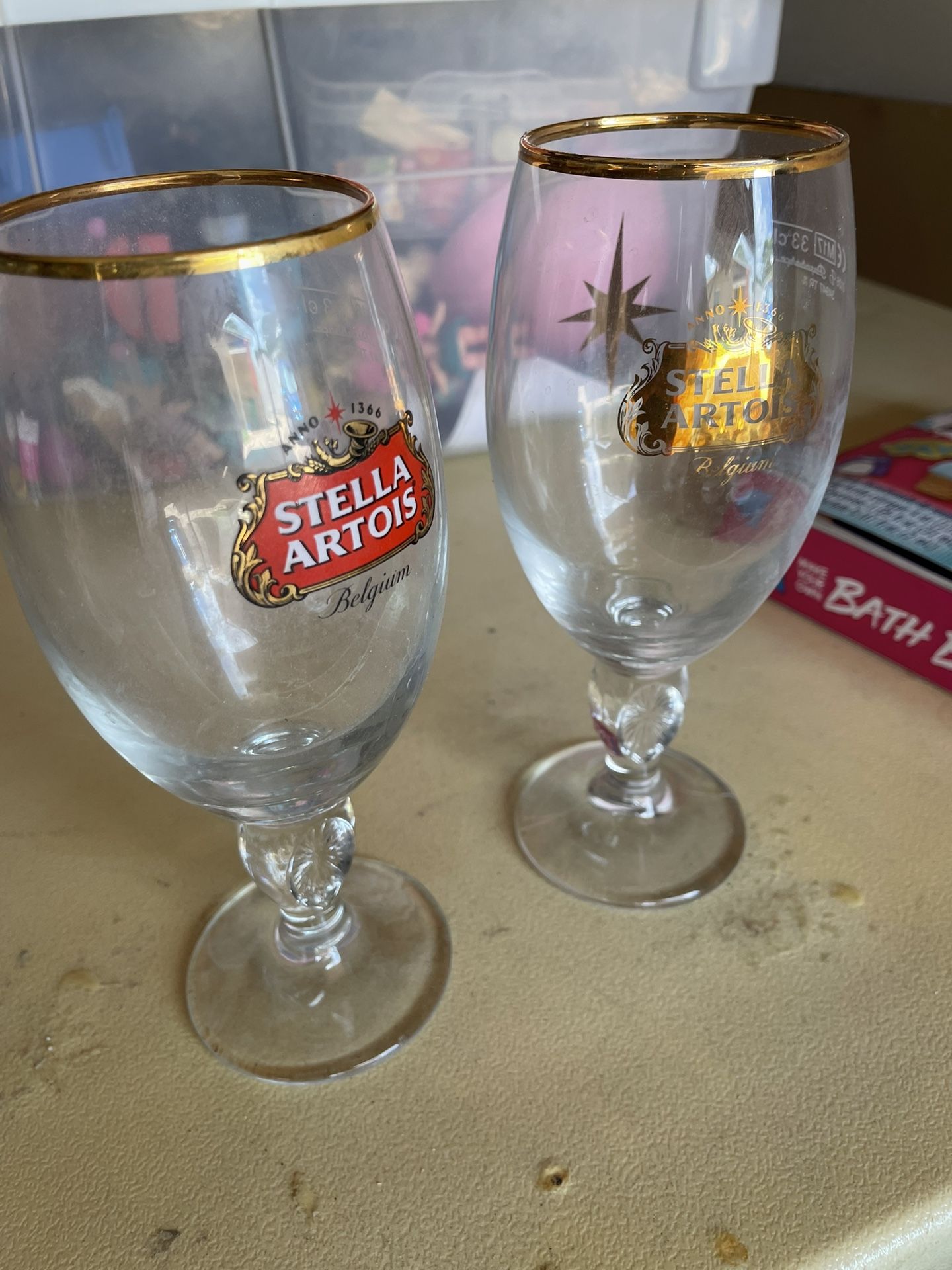 Stella Artois Original Glass Chalice beer cider 5$ Each