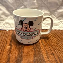 Vintage Musical Mickey Mouse Mug