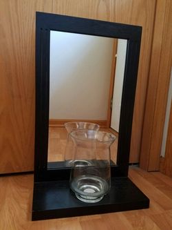 Mirror and Candle Holder