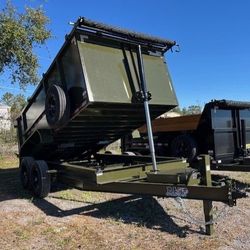 AMP 7 × 14 High Side Dump Trailer 14k