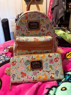 Pokemon Loungefly Mini Backpack Set