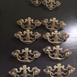 Solid Brass Drawer Pulls, 